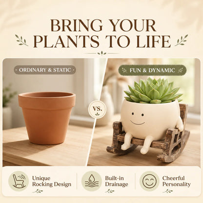 Rocking Pot™ — Your Happy Little Plant Companion